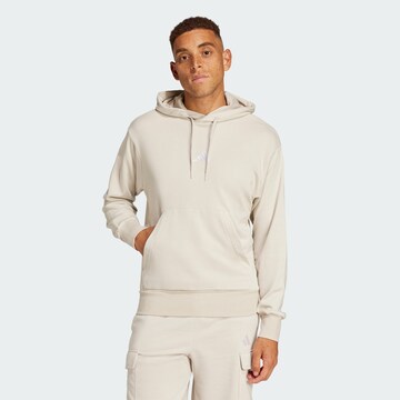 ADIDAS SPORTSWEAR Sportovní mikina 'Essentials Feelcozy' – béžová: přední strana