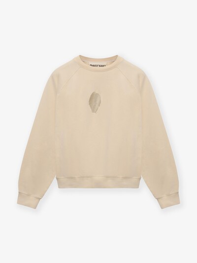 BARRYAN Pullover i overstørrelse i S-M i beige, Produktvisning