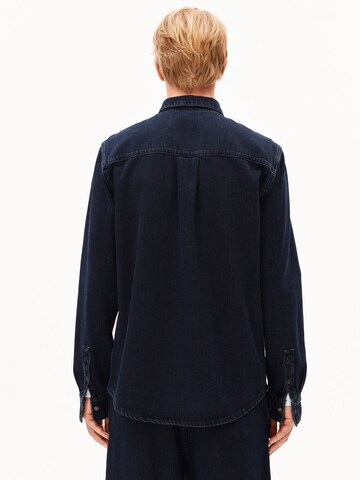 ARMEDANGELS Regular Fit Hemd 'Welt' in Blau