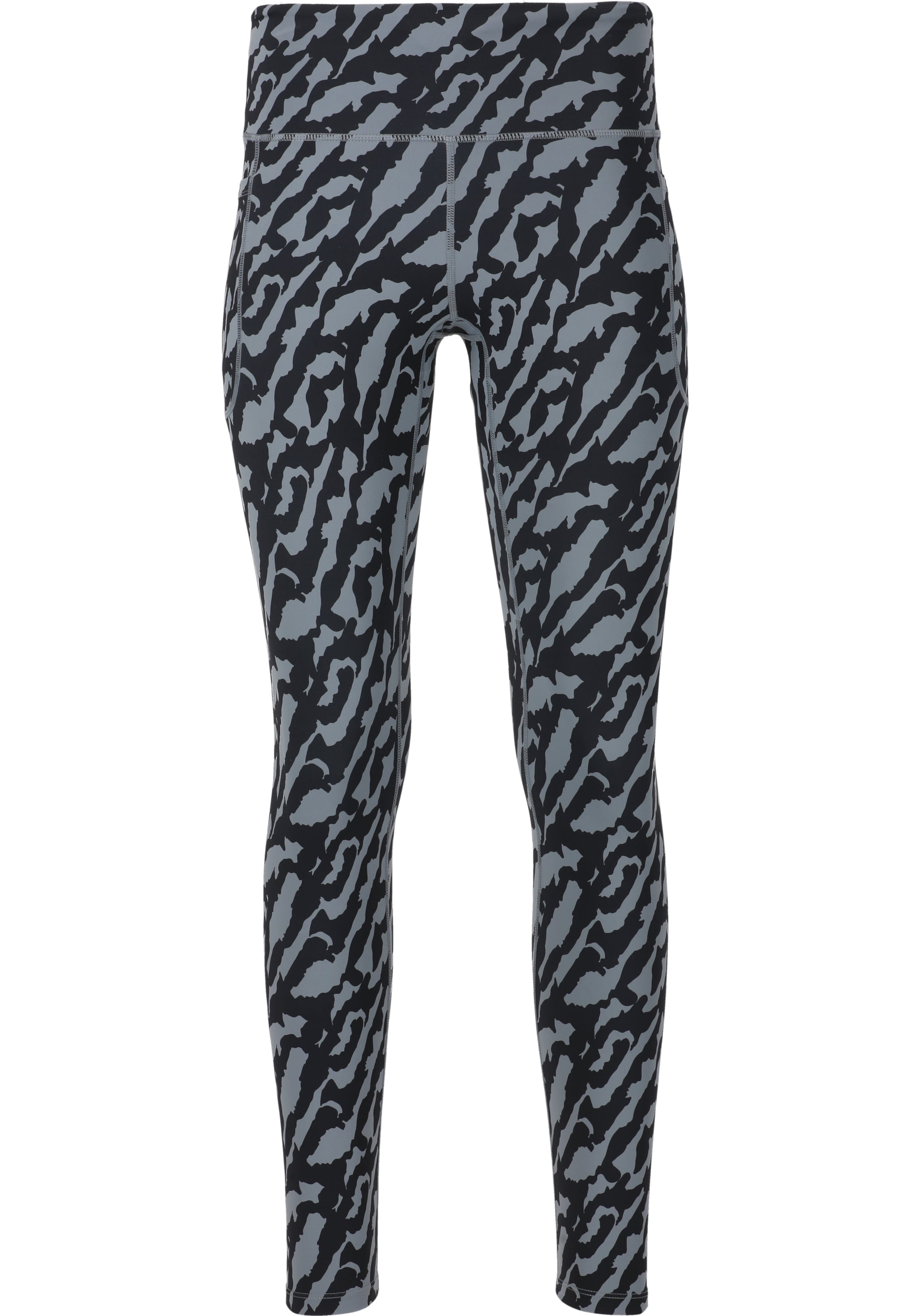 ENDURANCE Skinny Sporthose in Grau: Vorderseite