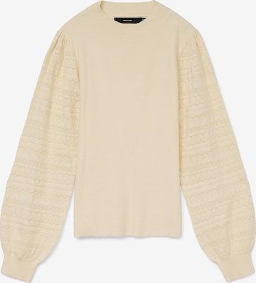 Pull-over 'VMNEWLIMONE' VERO MODA en beige : devant