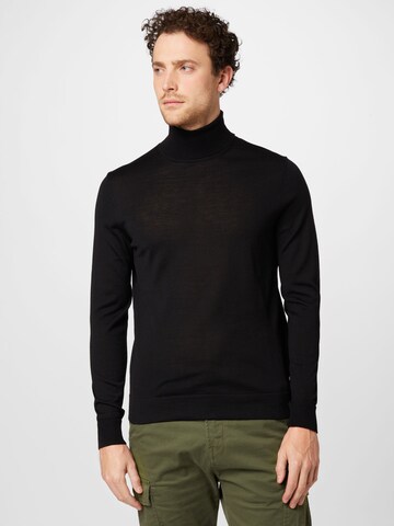 STRELLSON Sweater 'Marek' in Black: front