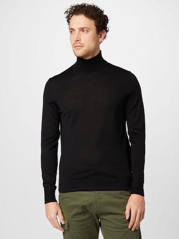 STRELLSON Пуловер 'Marek' в черно: отпред