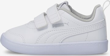 Baskets 'Courtflex v2' PUMA en blanc : devant