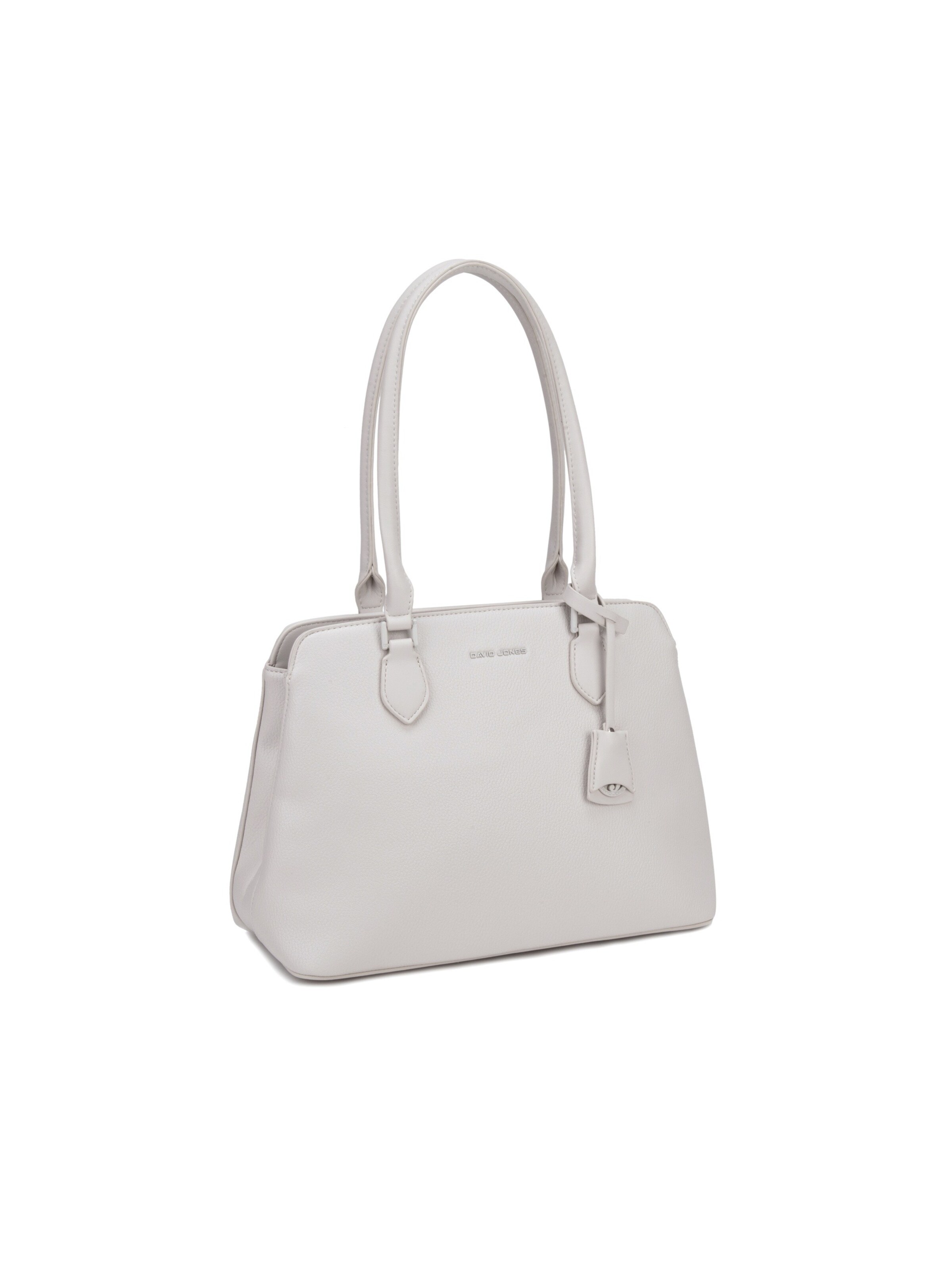 Borsa a spalla 'Borsa a spalla David Jones ecopelle martellata trapezio' di David Jones in beige