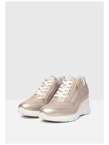 Nero Giardini Platform trainers in Gold