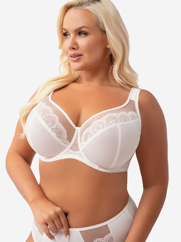 Gorsenia T-Shirt BH 'K441 Luisse' in Weiß