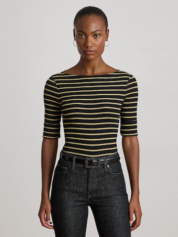T-shirt 'JUDY' Lauren Ralph Lauren en noir : devant