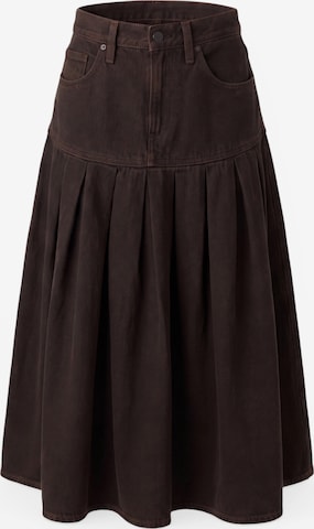 Jupe LEVI'S ® en marron : devant