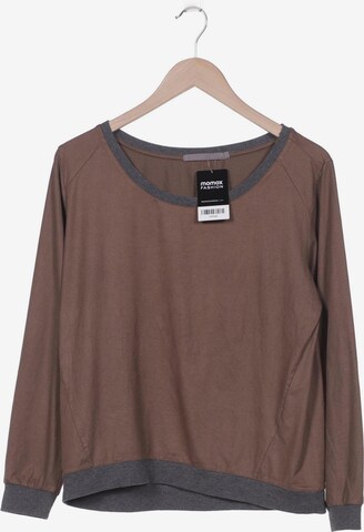 YAYA Sweatshirt & Zip-Up Hoodie in L in Brown: front