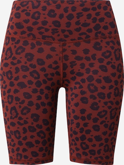 Hey Honey Sportbroek in de kleur Roestbruin / Zwart / Wit, Productweergave