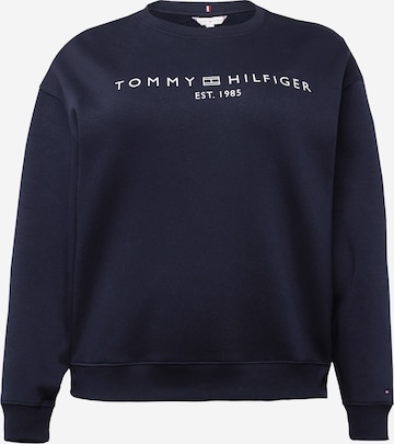 Tommy Hilfiger Curve Sweatshirt in Blauw: voorkant