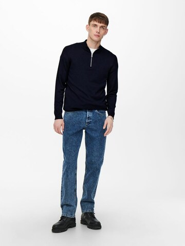 Pullover 'WYLER' di Only & Sons in blu