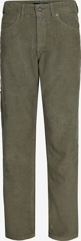Petrol Industries Regular Pants in Green: front