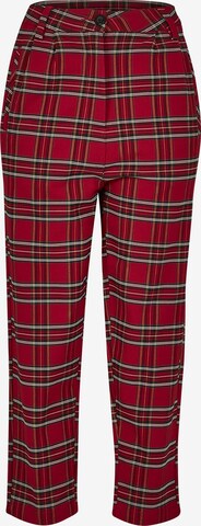 Urban Classics Regular Pants in Red: front