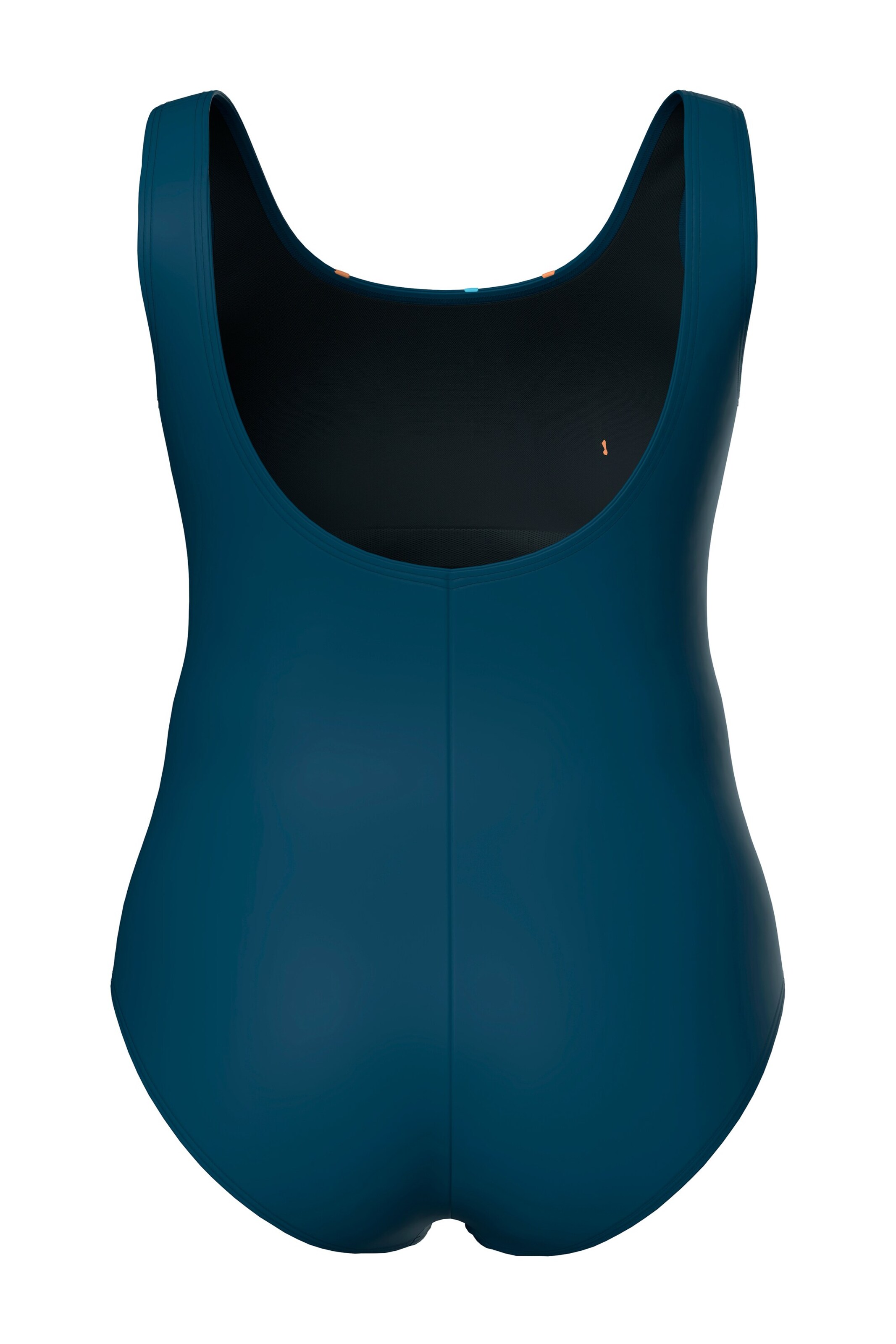 Ulla Popken Bustier Badeanzug in Blau