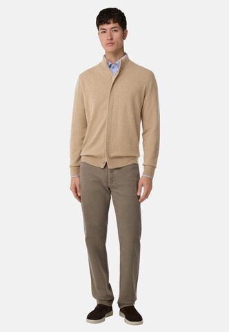 Boggi Milano Knit cardigan in Beige