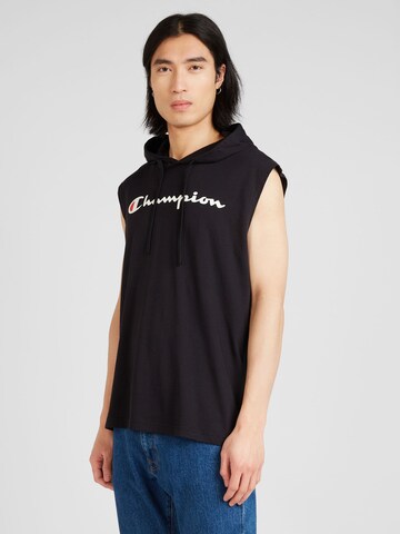 Champion Authentic Athletic Apparel - Camiseta en negro: frente
