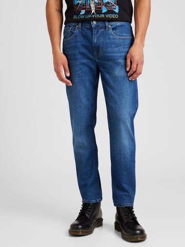 Coupe slim Jean 7 for all mankind en bleu : devant