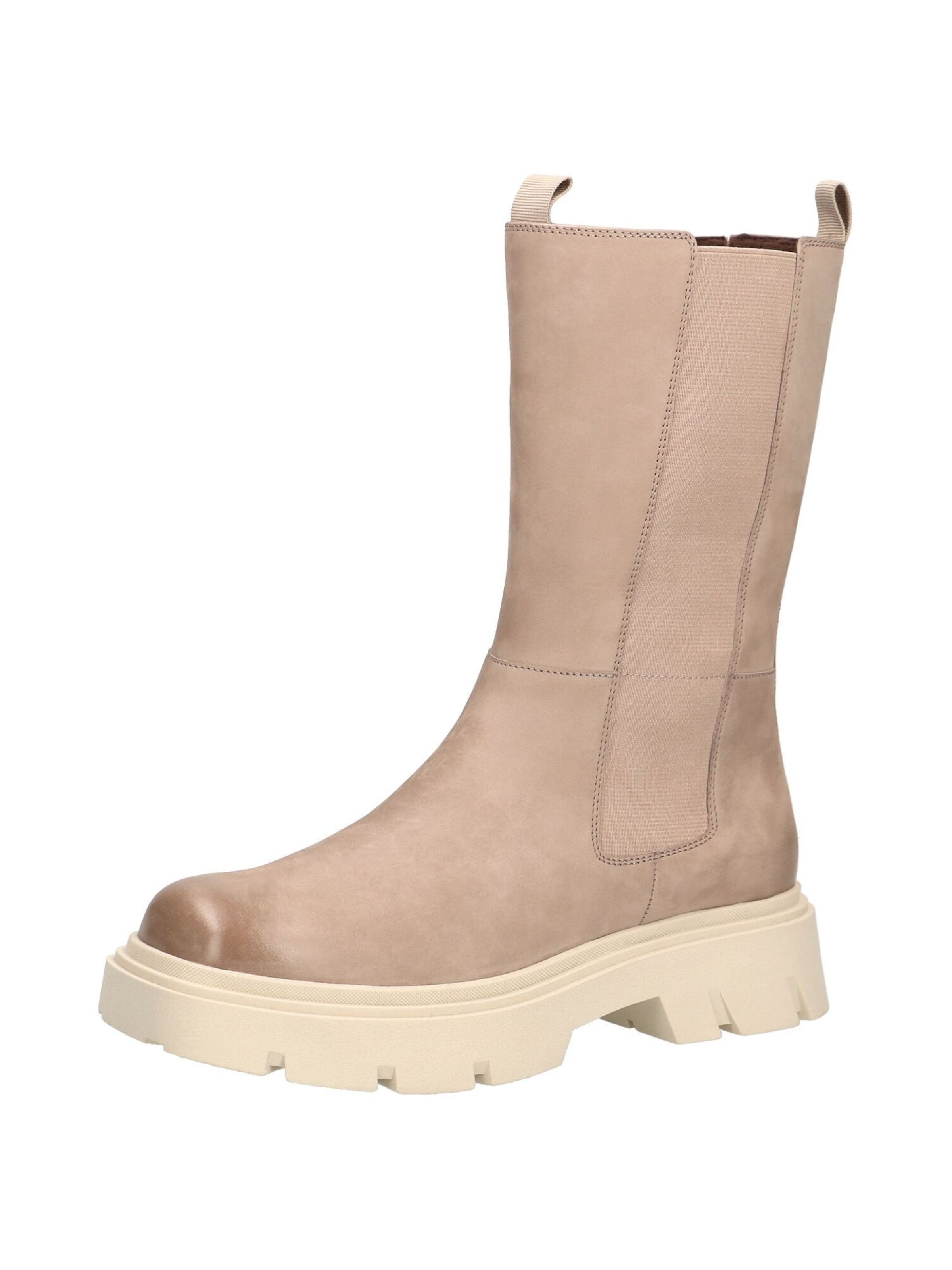 CAPRICE Enkellaarsjes in Beige: voorkant