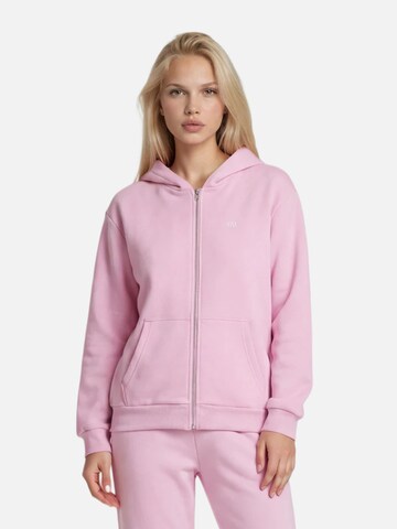 HEFTYKA Sweatjacke 'ZIP HOODIE'‌‌ in Pink