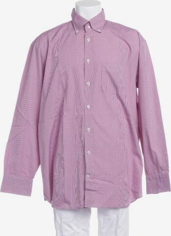 Van Laack Button Up Shirt in XXL in Pink: front