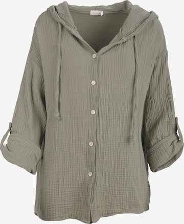 Seasons of April Bluse 'Camila' in Grün: Vorderseite