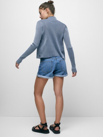 Loosefit Jeans de la Pull&Bear pe albastru