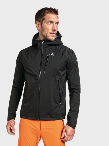 Veste outdoor 'Tegelberg' Schöffel en noir : devant