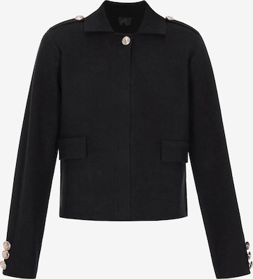 DreiMaster Klassik Strickjacke 'Classic' in Schwarz: Vorderseite