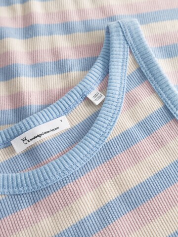 Haut KnowledgeCotton Apparel en bleu