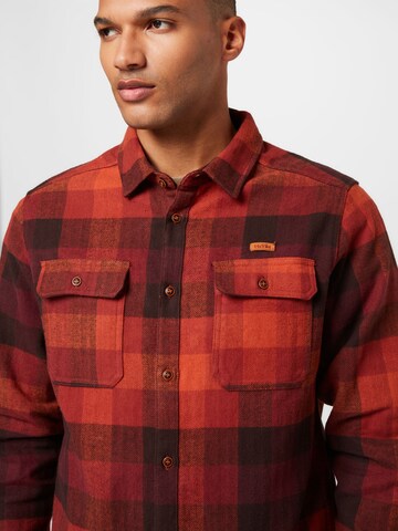 Iriedaily - Regular Fit Camisa 'Lumber Fella' em vermelho