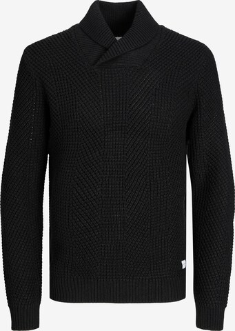 JACK & JONES Sweter 'STANDFORD' w kolorze czarny: przód