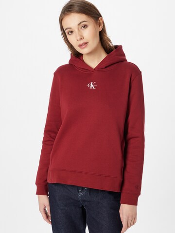 Calvin Klein Jeans Sweatshirt in Red: front