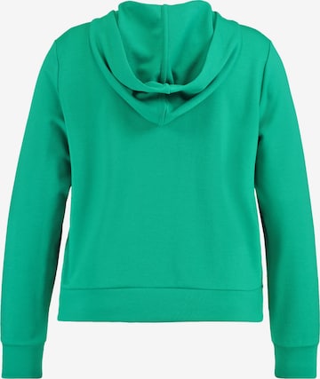 SAMOON Zip-Up Hoodie in Green