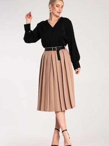 Gonna 'M1154' di Figl in beige