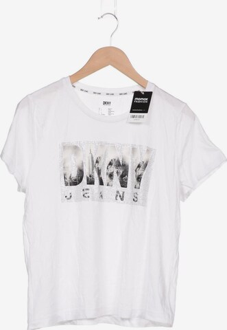 DKNY T-Shirt L in Weiß: predná strana