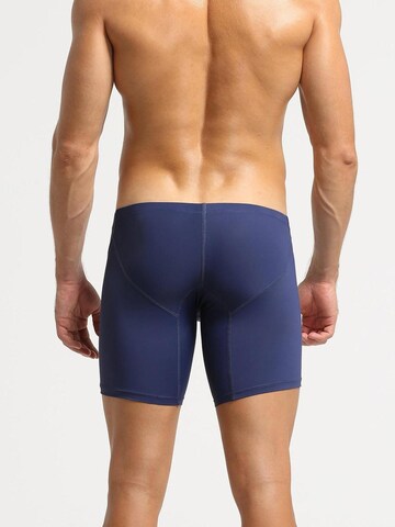 SEOBEAN Lange Unterhose 'Long Shorts Home Sport' in Blau