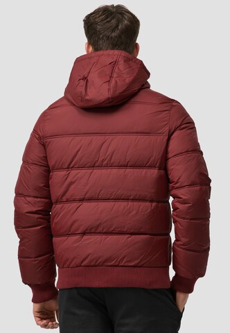 Veste d’hiver 'Adrian ZA' INDICODE JEANS en rouge : devant