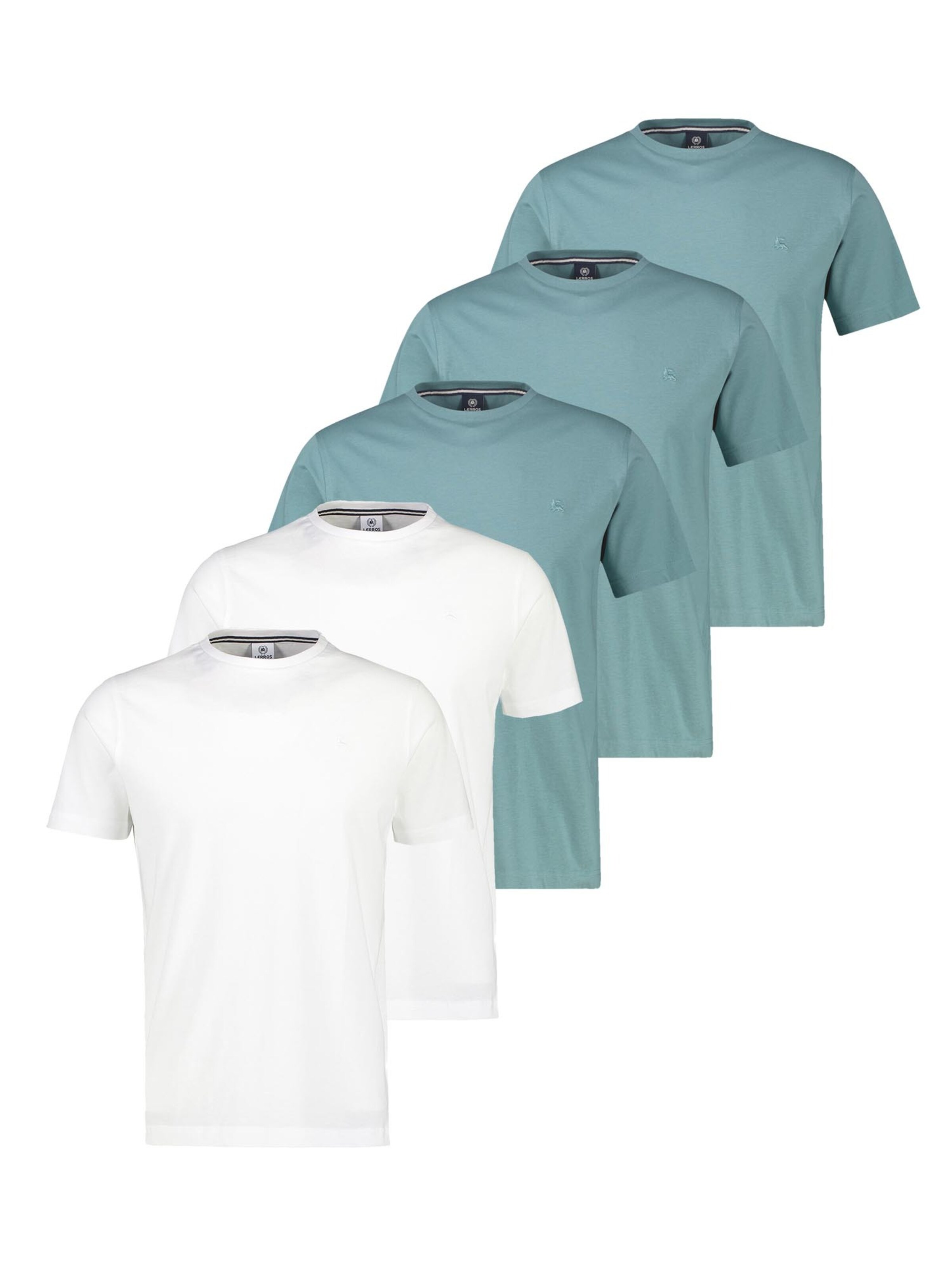 LERROS Shirt 'Basic' in Blauw: voorkant