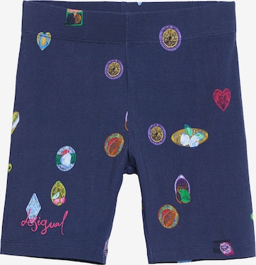 Desigual Skinny Leggingsit värissä sininen: etupuoli