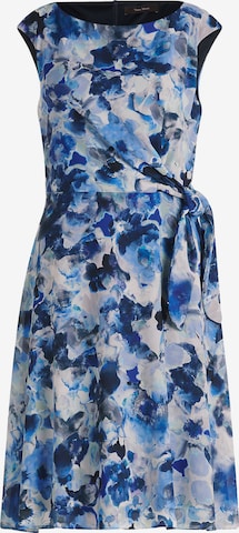 Robe Vera Mont en bleu : devant