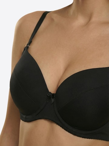 Vivisence T-shirt Bra '1089' in Black