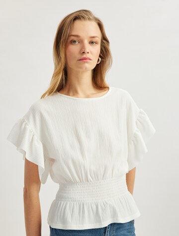 Koton Bluse in Weiß: Vorderseite