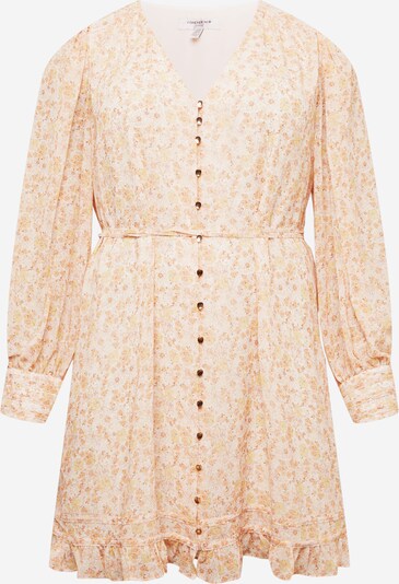 Forever New Curve Shirt Dress 'Teagan' in Yellow / Apricot / Lobster, Item view