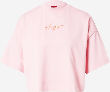 HUGO T-Shirt in Pink: predná strana