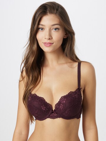 LingaDore Push-up Bra 'DAILY' in Purple: front