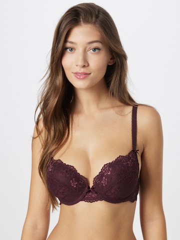 LingaDore Push-up BH 'DAILY' in Lila: voorkant