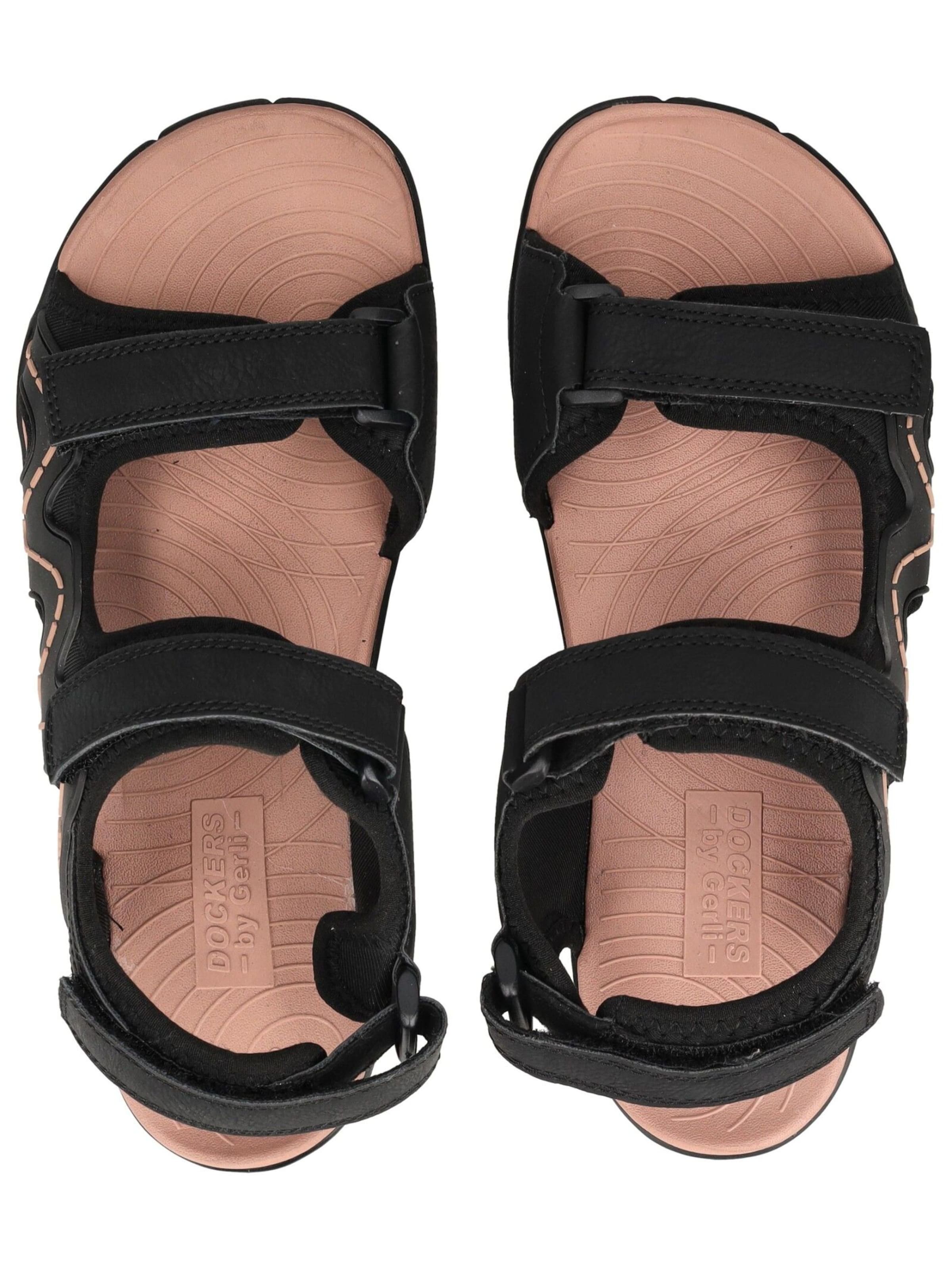 Sandalo di Dockers by Gerli in nero