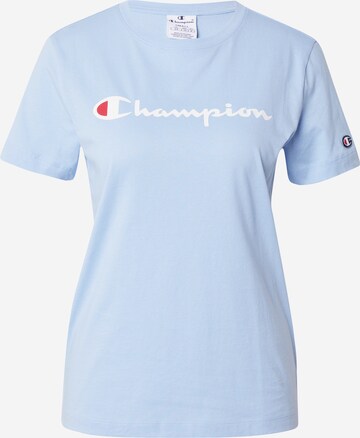 Champion Authentic Athletic Apparel Shirt in Blauw: voorkant